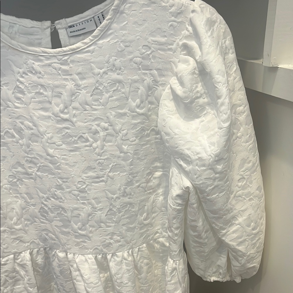 ASOS White Textured Dress - Picture 3 of 5